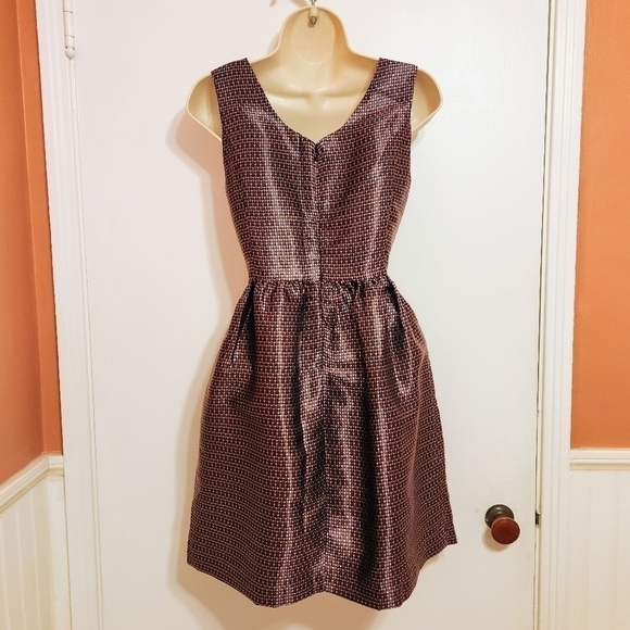 C Luce Geometric Sleeveless Fit and Flare Dress Small - Picture 7 of 13